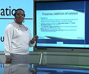 Smart board supports home learning